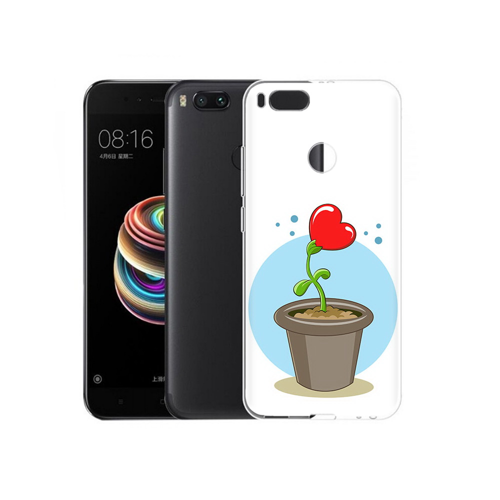 

Чехол MyPads Tocco для Xiaomi Mi 5X Растение любви 14 февраля (PT75177.336.145), Прозрачный, Tocco