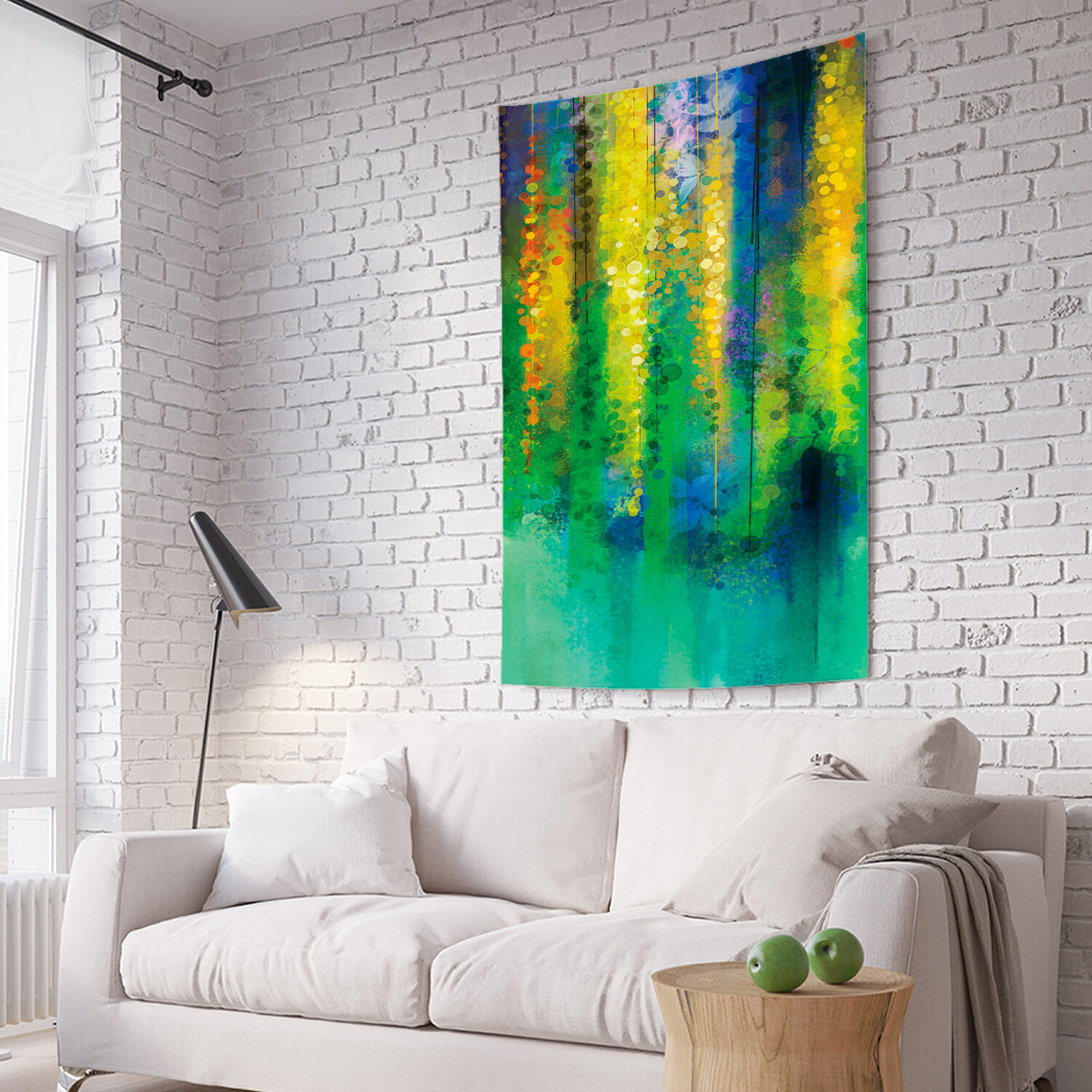 

Вертикальное фотопанно на стену JoyArty Красочная стена 150x200 см, Красочная стена