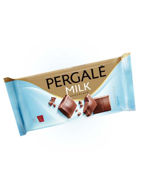 Молочный шоколад Pergale 93 гр Упаковка 22 шт