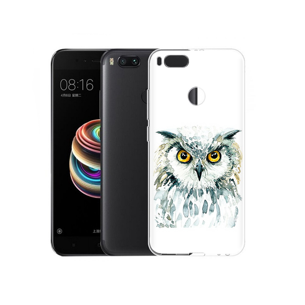 

Чехол MyPads Tocco для Xiaomi Mi 5X Серьезная сова (PT75177.336.156), Прозрачный, Tocco