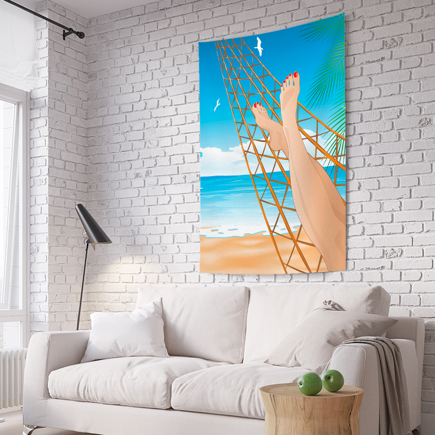 

Вертикальное фотопанно на стену JoyArty Красивый отдых 150x200 см, Красивый отдых