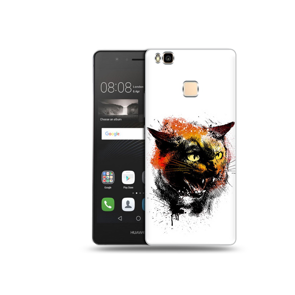 

Чехол MyPads Tocco для Huawei P9 Lite сиамский кот (PT74547.57.598), Прозрачный, Tocco