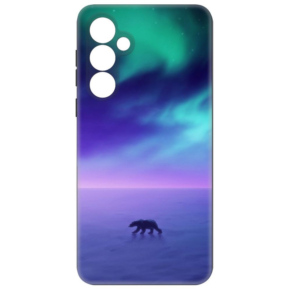 

Чехол-накладка Krutoff Soft Case Северное Сияние для Samsung Galaxy S23 FE черный