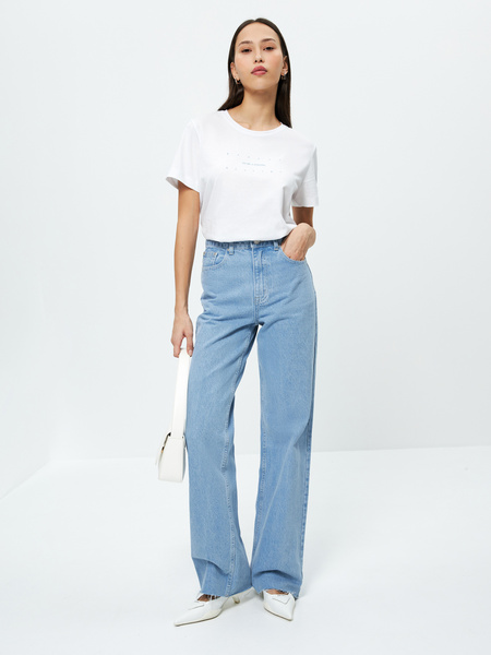 

Футболка женская ZARINA 3123503409 белая XL, Белый, 3123503409