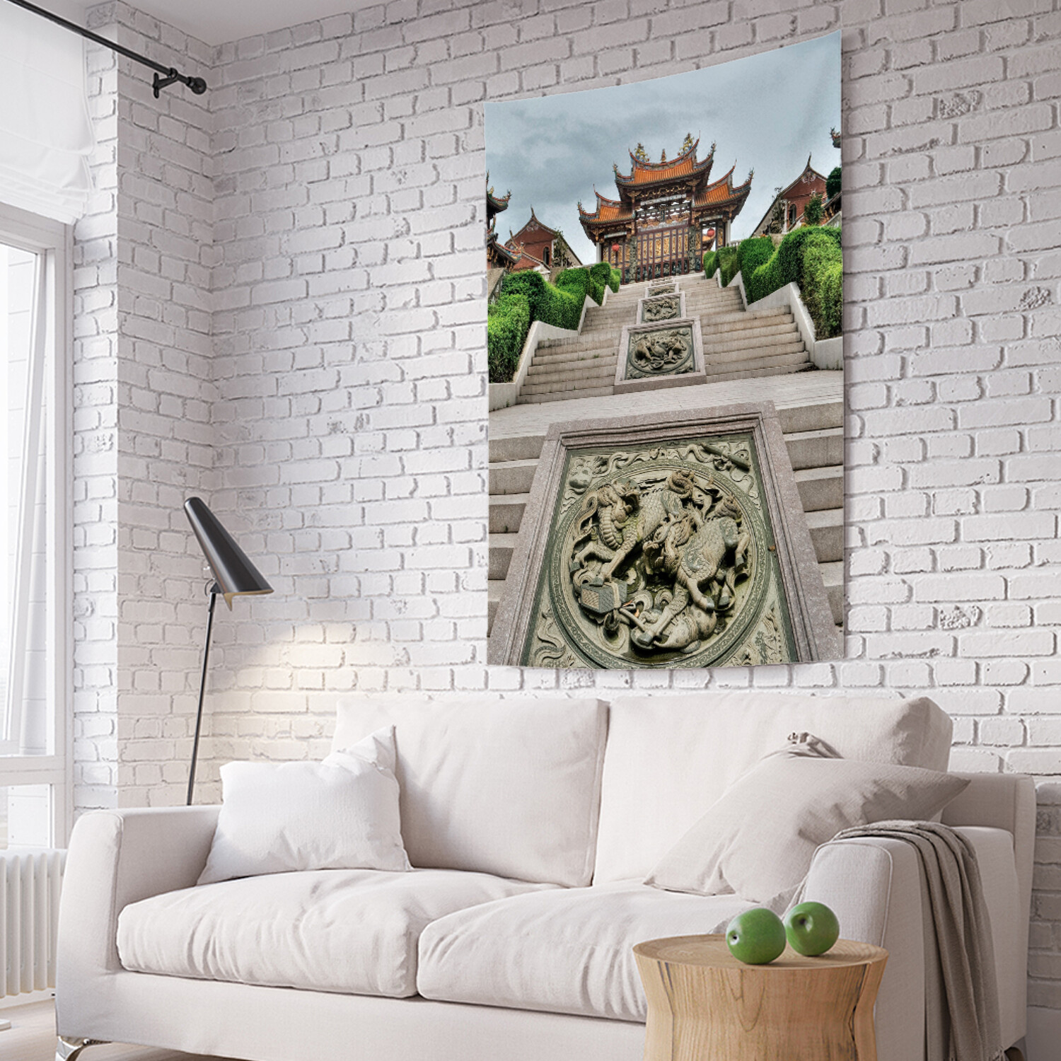 

Вертикальное фотопанно на стену JoyArty Дворец дракона 150x200 см, Дворец дракона