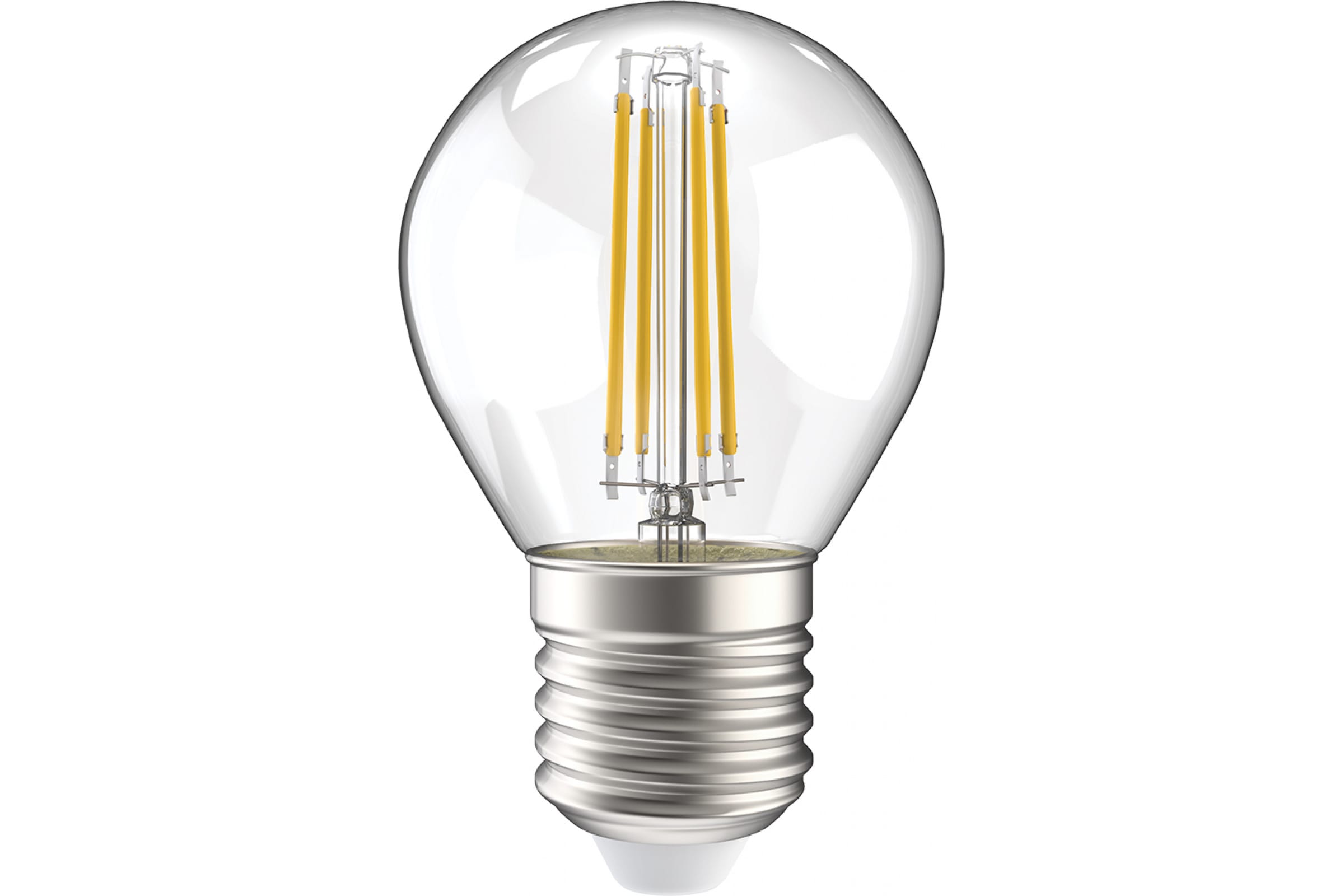 IEK Лампа LED G45 шар прозр. 5вт 230В 3000К E27 серия 360 LLF-G45-5-230-30-E27 -CL