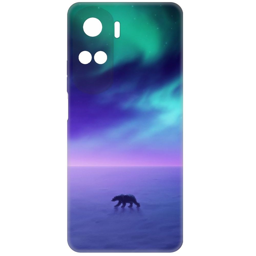 

Чехол-накладка Krutoff Soft Case Северное Сияние для Honor X50i черный