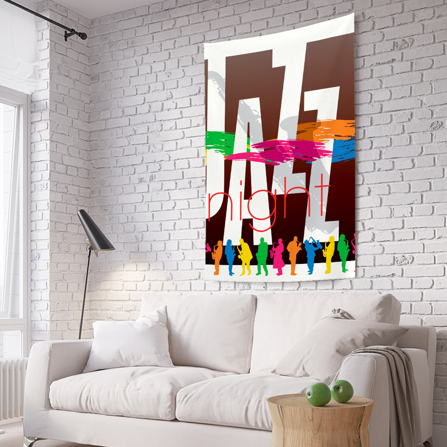 

Вертикальное фотопанно на стену JoyArty Джазовая ночь 150x200 см, Джазовая ночь