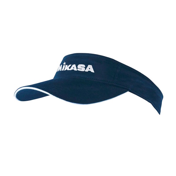 фото Козырек унисекс mikasa cotton visor темно-синий, one size