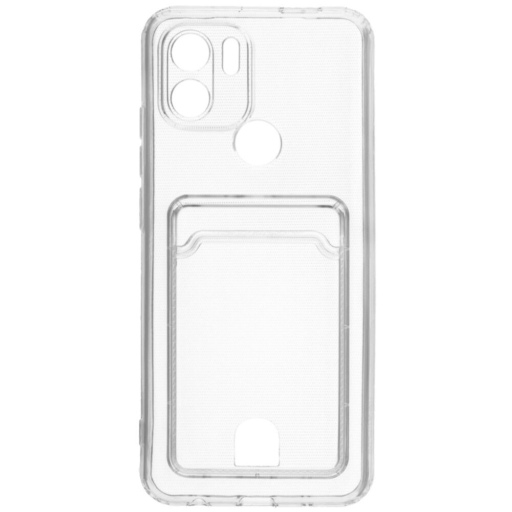 фото Чехол для xiaomi redmi a1+ zibelino silicone card holder прозрачный