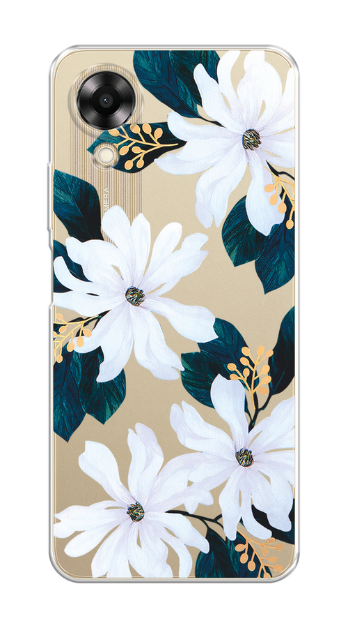 

Чехол на Oppo A17K "Delilah Flower", Зеленый;белый, 2512850-1