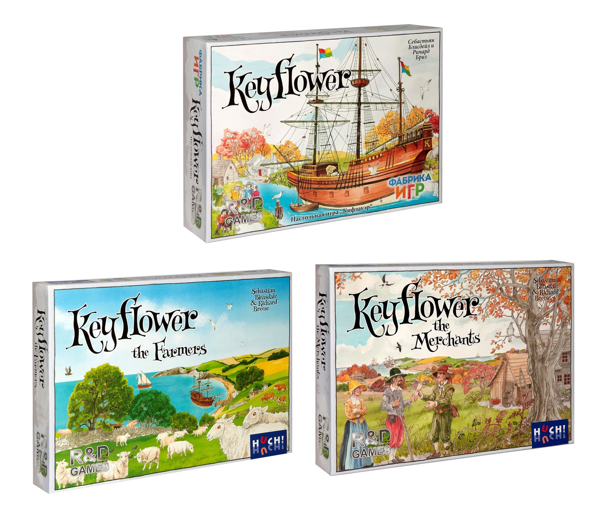 

Набор настольная игра Фабрика Игр Keyflower, Дополнение Фермеры, Дополнение Торговцы