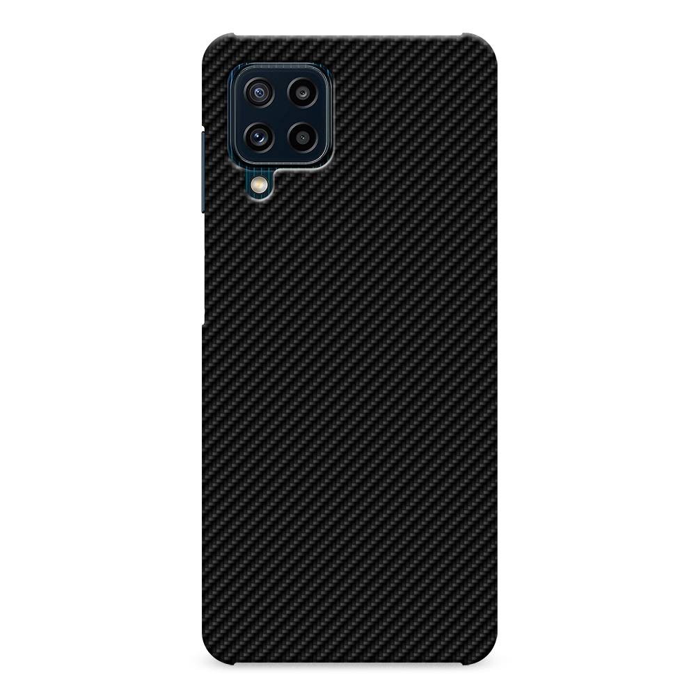 фото Пластиковый чехол "черный карбон" на samsung galaxy m32 awog