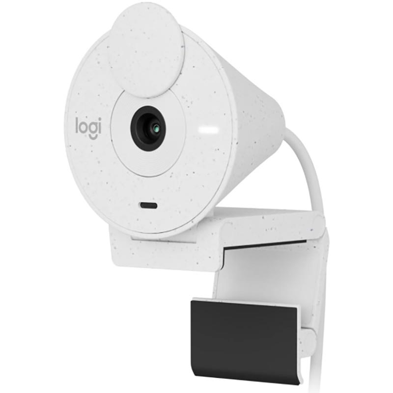 Веб-камера Logitech Brio 300 Full HD проводная, 1920x1080, 2 Мп, off-white, 960-001442