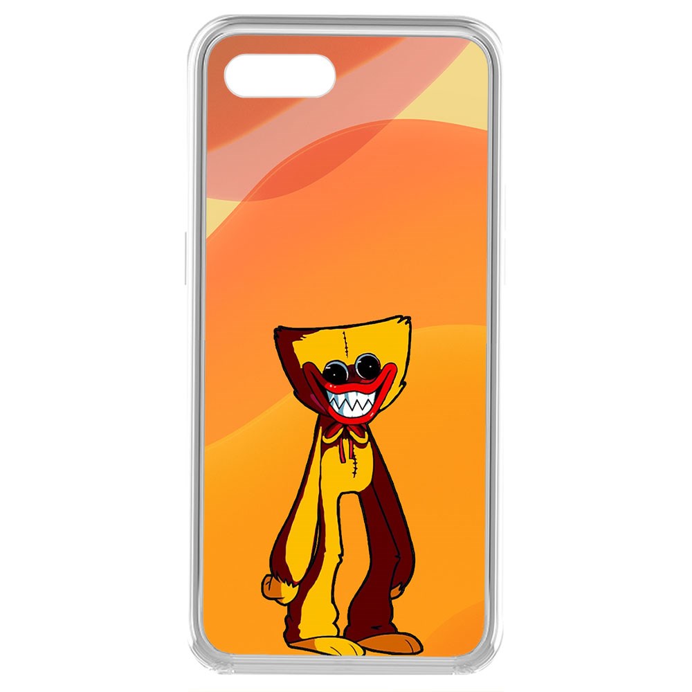 

Чехол-накладка Krutoff Clear Case Хаги Ваги Желтый для Oppo A1k