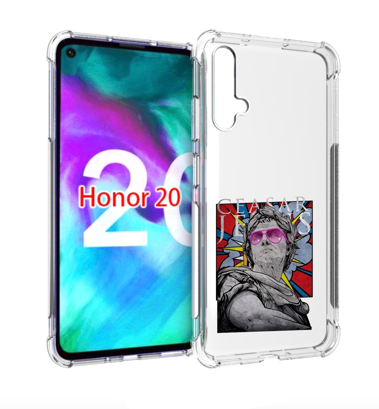 

Чехол бампер MyPads крутая статуя свободы для Honor 20., Прозрачный, Tocco