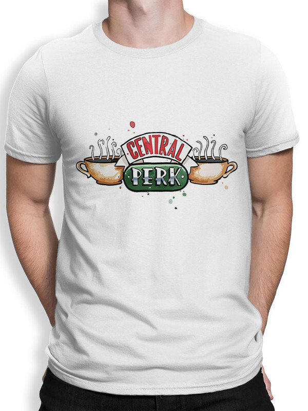 

Футболка мужская Design Heroes Сериал Друзья - Central Perk белая 3XL, Белый, Сериал Друзья - Central Perk