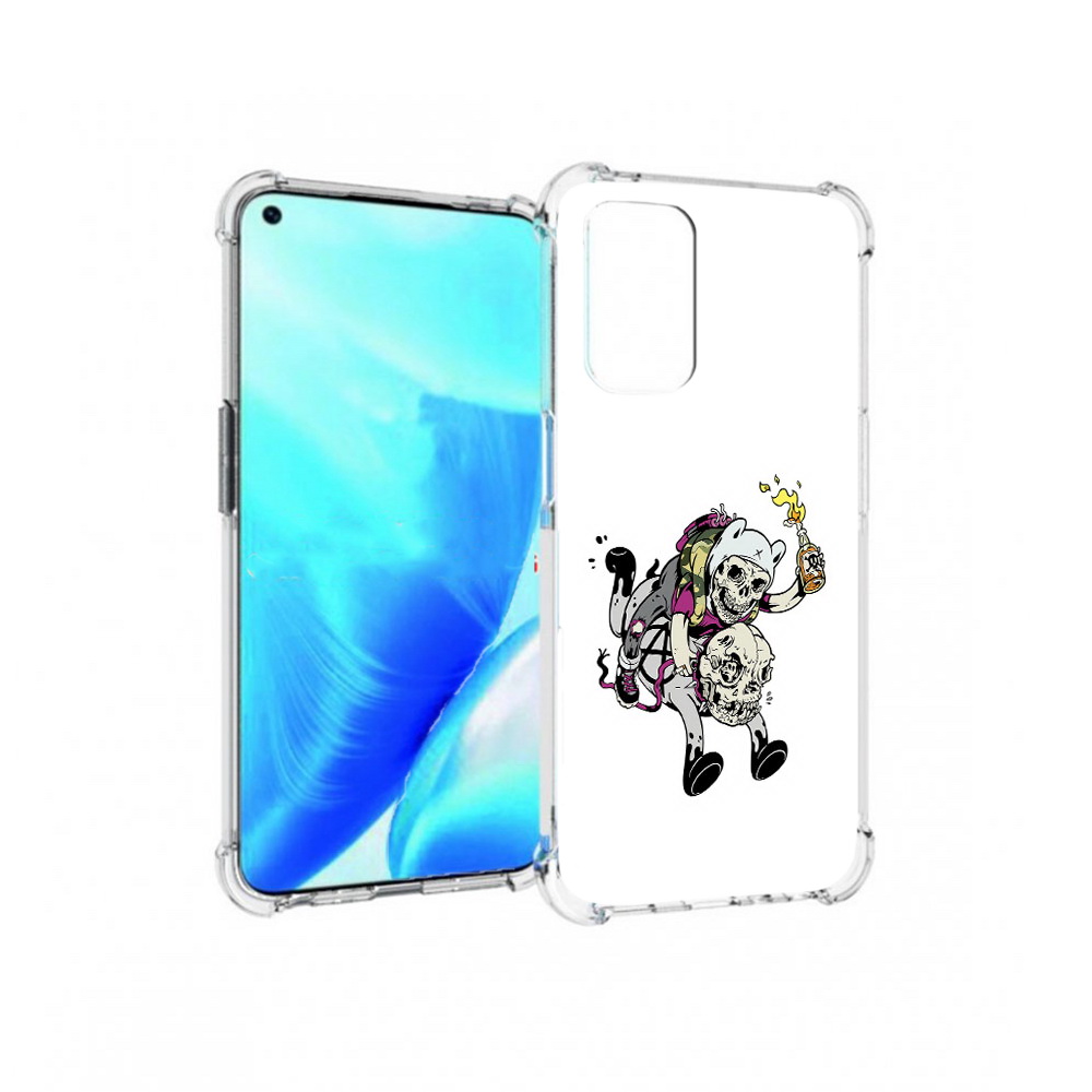 Чехол MyPads Tocco для OnePlus Nord N200 5G время приключений скелеты (PT227046.132.277)