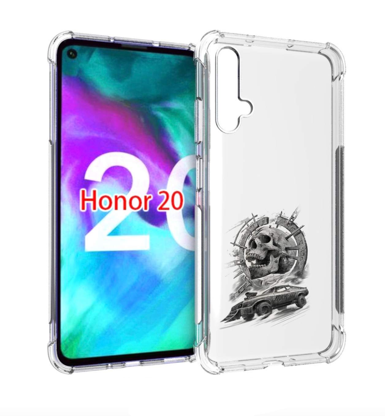 Чехол бампер MyPads мед макс для Honor 20.