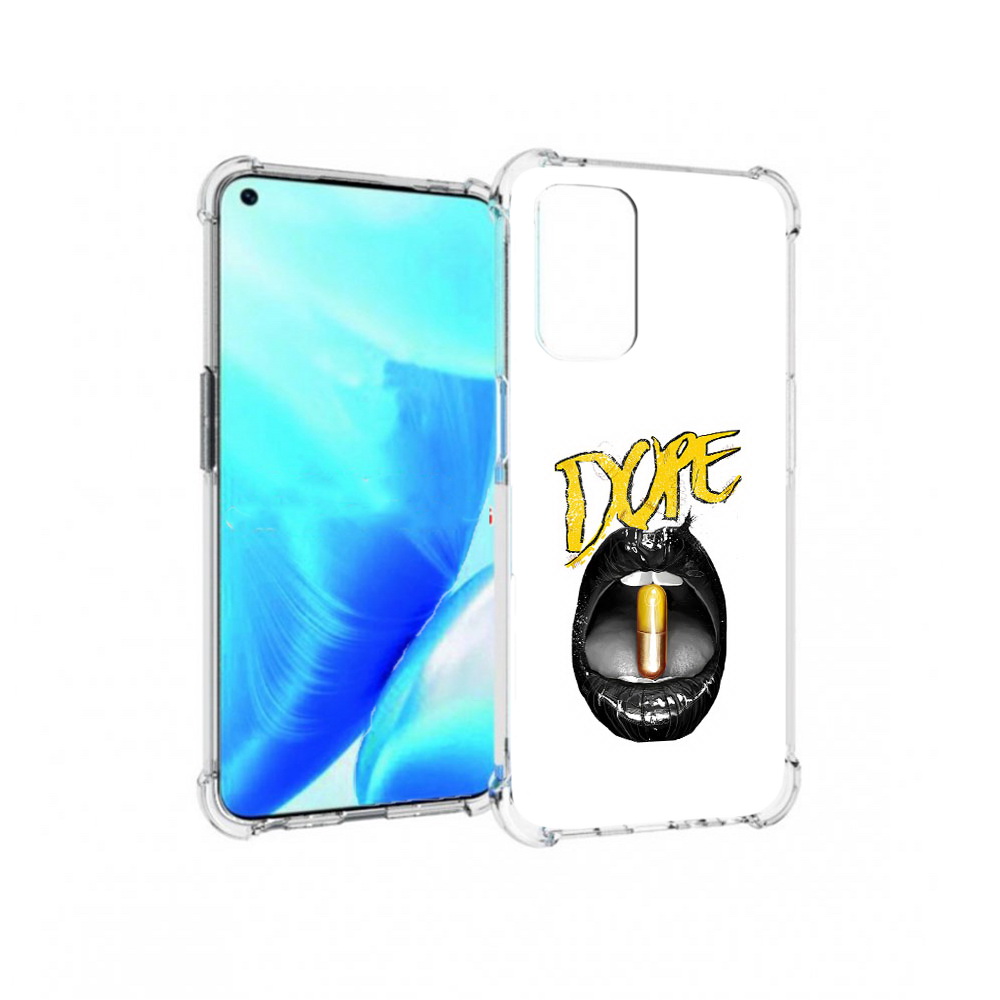 

Чехол MyPads Tocco для OnePlus Nord N200 5G губы (PT227046.132.303), Прозрачный, Tocco