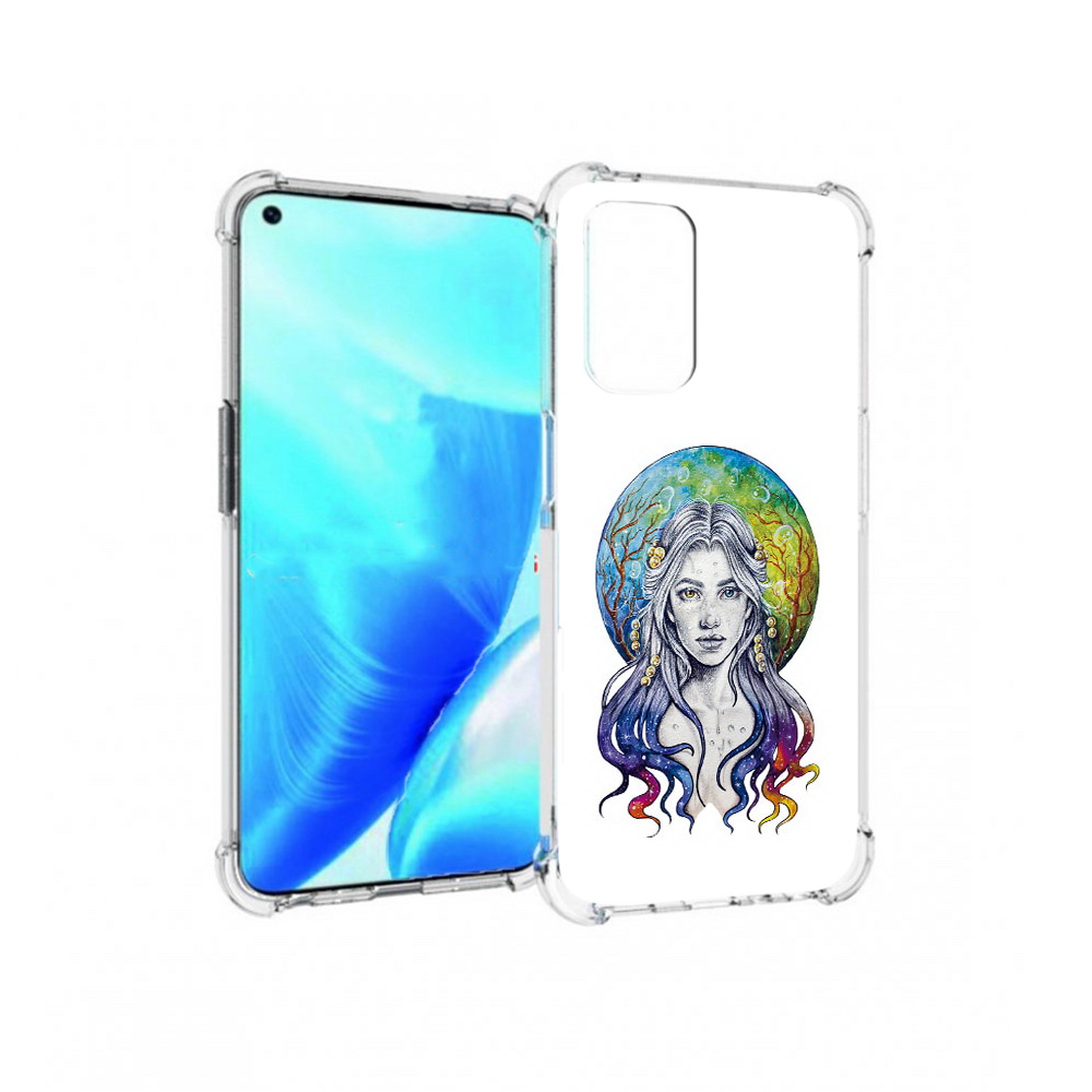

Чехол MyPads Tocco для OnePlus Nord N200 5G девушка с красивыми волосами, Прозрачный, Tocco
