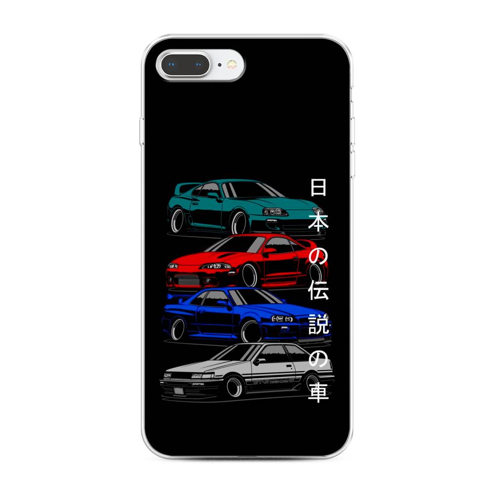 

Чехол Awog на Apple iPhone 8 Plus / Айфон 8 Plus "JDM Legend cars", Разноцветный, 10950-5