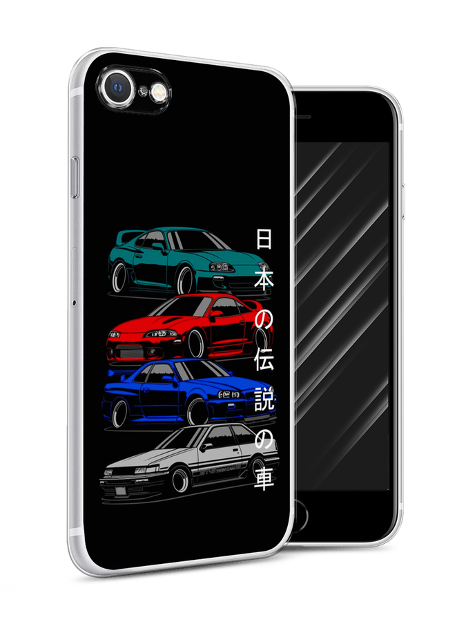 

Чехол Awog на Apple iPhone SE 2020 / Айфон SE 2020 "JDM Legend cars", Разноцветный, 12450-5