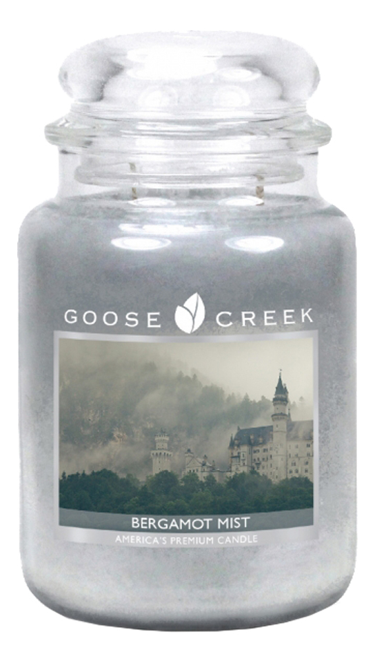 фото Ароматическая свеча goose creek bergamot mist (бергамотовая дымка) свеча 680г