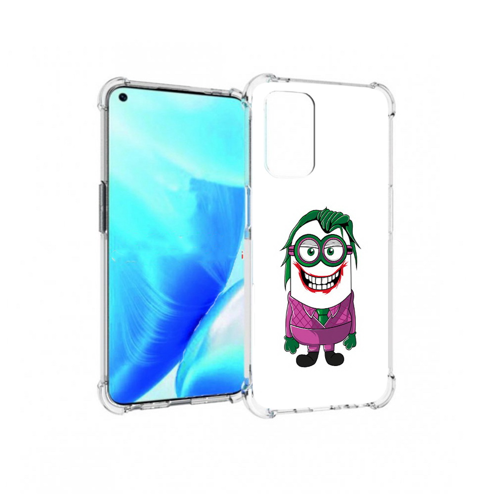 

Чехол MyPads Tocco для OnePlus Nord N200 5G джокер миньон (PT227046.132.322), Прозрачный, Tocco