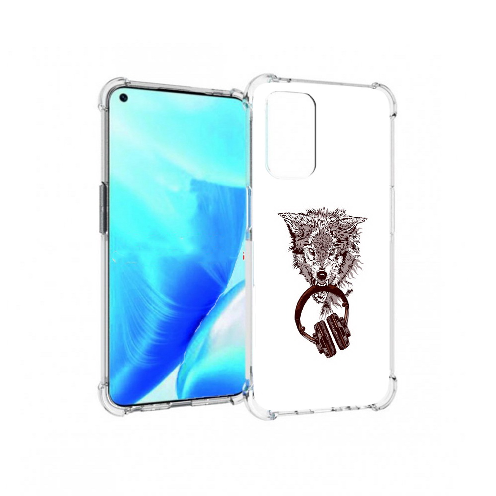 

Чехол MyPads Tocco для OnePlus Nord N200 5G дикий волк (PT227046.132.325), Прозрачный, Tocco