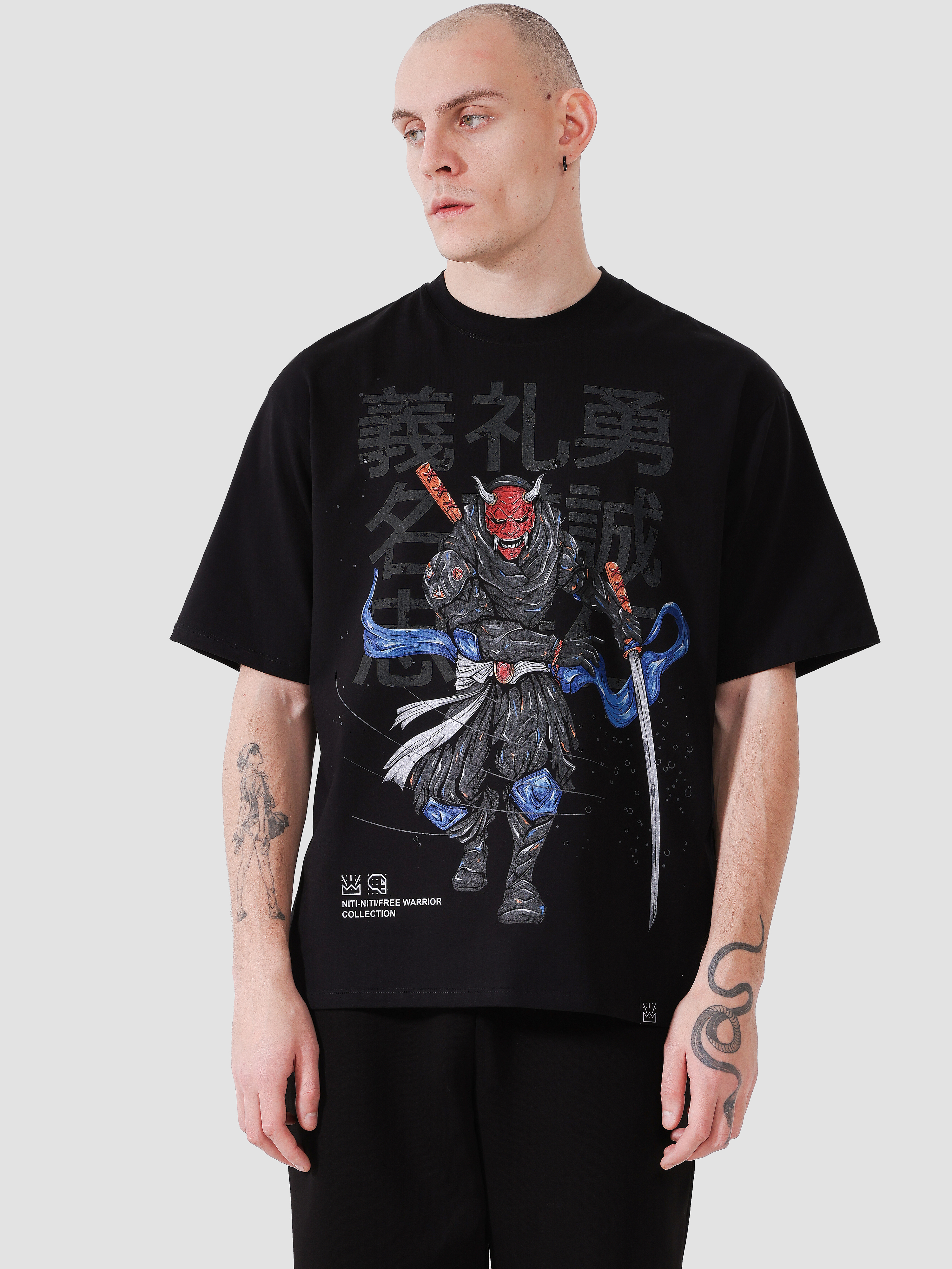 

Футболка мужская Нити-Нити M02F черная 2XL, Черный, M02F