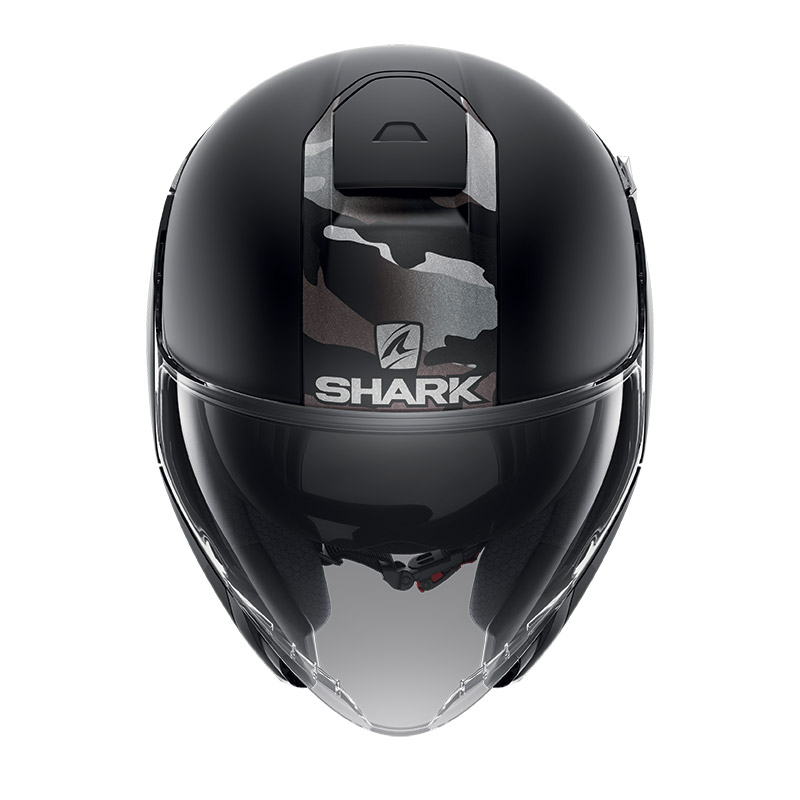 Шлем SHARK CITYCRUISER GENOM MAT арт.HE1935E-KSA-XS Black/Silver/Anthracite XS