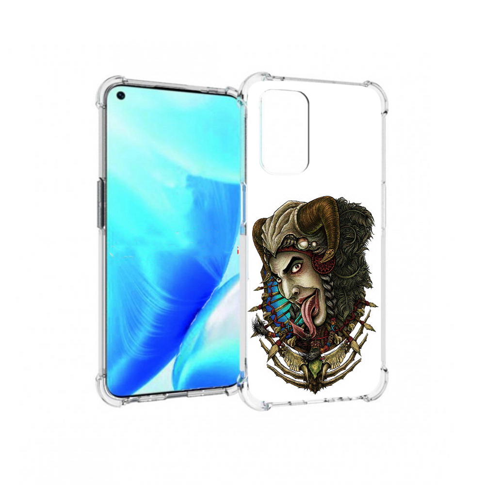 

Чехол MyPads Tocco для OnePlus Nord N200 5G длинный язык (PT227046.132.330), Прозрачный, Tocco