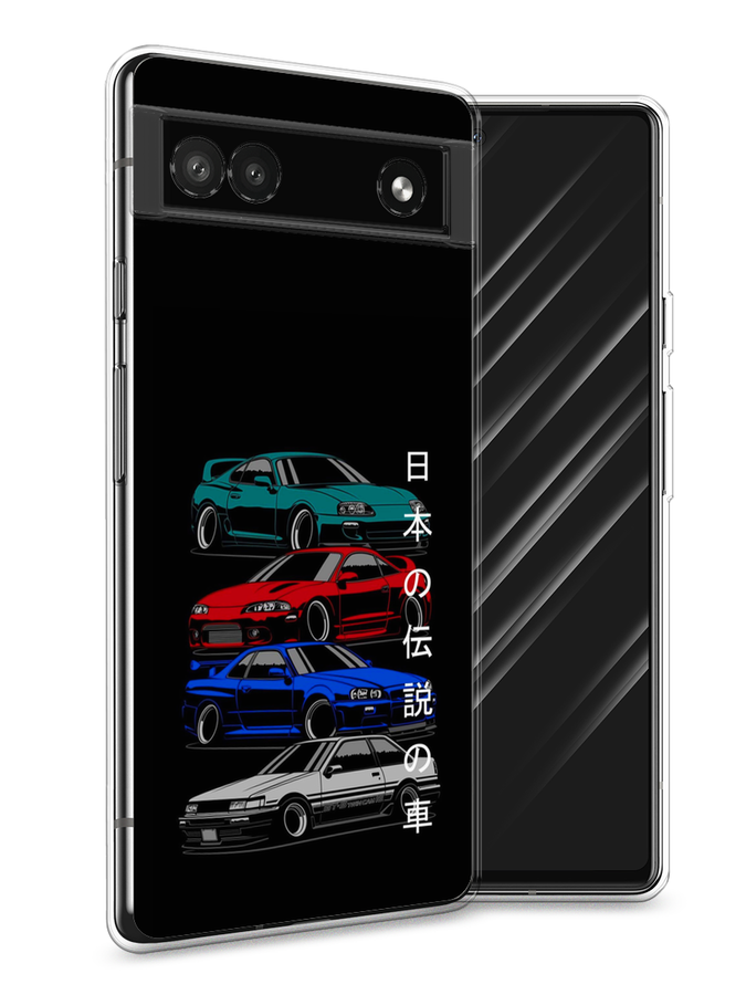 

Чехол Awog на Google Pixel 6A "JDM Legend cars", Разноцветный, 271150-5