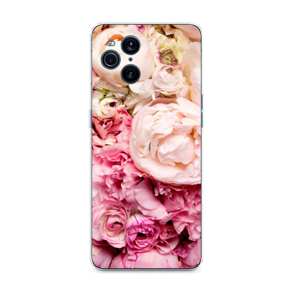

Чехол Awog на Oppo Find X3 Pro "Пионы яркие", Разноцветный, 255750-8