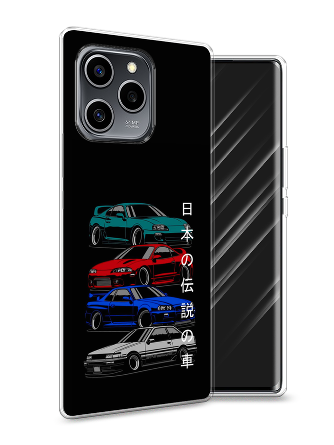 

Чехол Awog на Honor 60 SE "JDM Legend cars", Разноцветный, 6108050-5