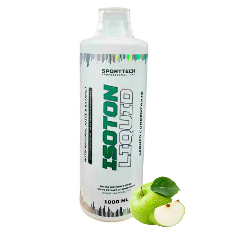 фото Изотоник sporttech liquid 1000 мл.яблоко sport technology nutrition