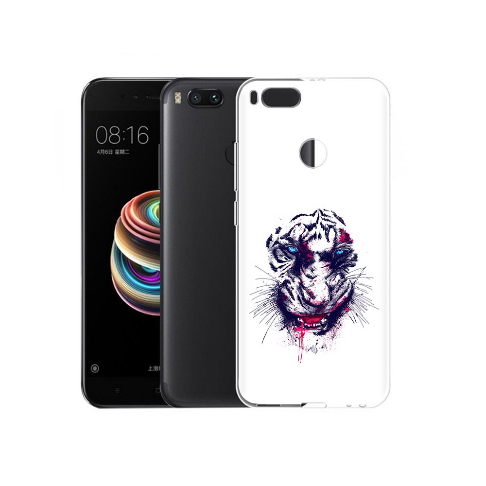 

Чехол MyPads Tocco для Xiaomi Mi 5X безумный тигр (PT75177.336.228), Прозрачный, Tocco