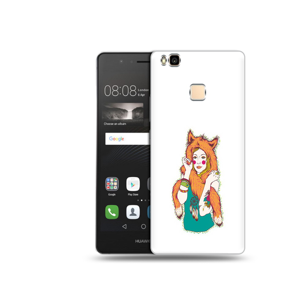 

Чехол MyPads Tocco для Huawei P9 Lite Девушка лиса (PT74547.57.62), Прозрачный, Tocco