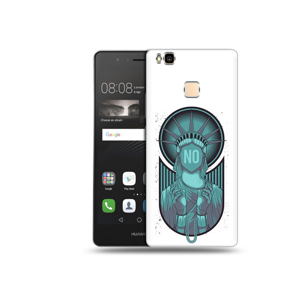 

Чехол MyPads Tocco для Huawei P9 Lite статуя свободы зеленый (PT74547.57.623), Прозрачный, Tocco