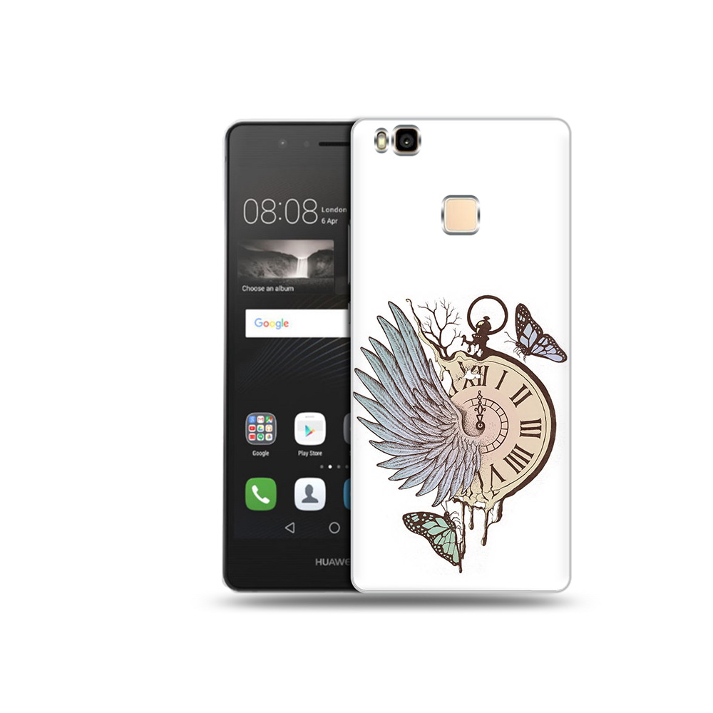 Чехол MyPads Tocco для Huawei P9 Lite страинные часы с крылом (PT74547.57.626)