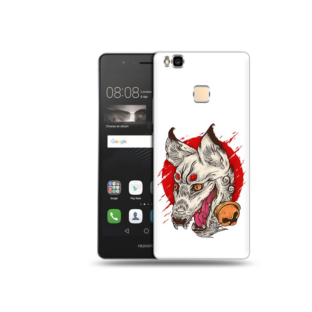 

Чехол MyPads Tocco для Huawei P9 Lite страшная собака (PT74547.57.627), Прозрачный, Tocco