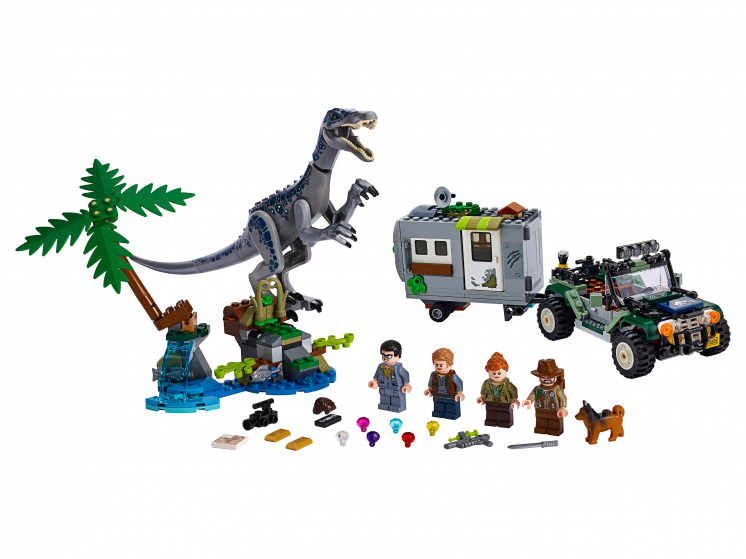 Купить Конструктор LEGO Jurassic World 75935 Поединок с бариониксом: охота за сокровищами,