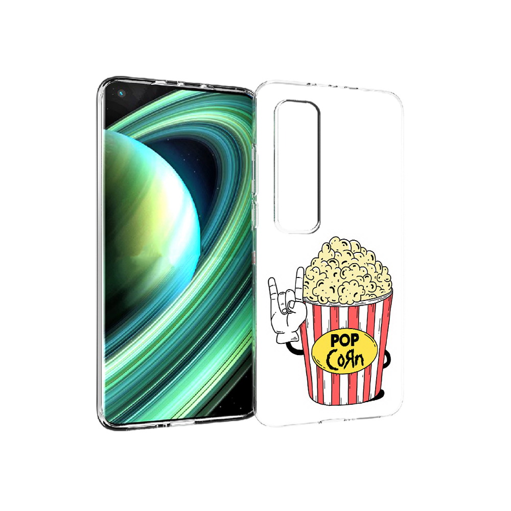 

Чехол MyPads Tocco для Xiaomi Mi 10 Ultra крутой попкорн (PT156404.264.427), Прозрачный, Tocco