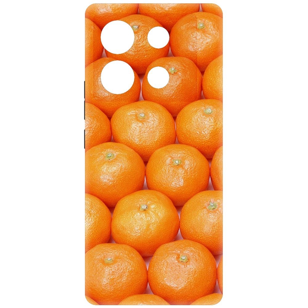 

Чехол-накладка Krutoff Soft Case Мандаринки для Infinix Zero 30 5G черный