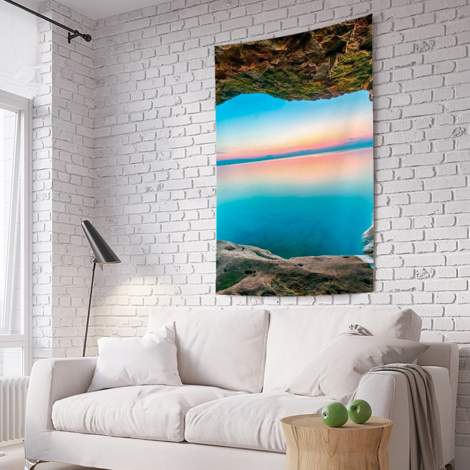 

Вертикальное фотопанно на стену JoyArty Пещерная рамка 150x200 см, Пещерная рамка