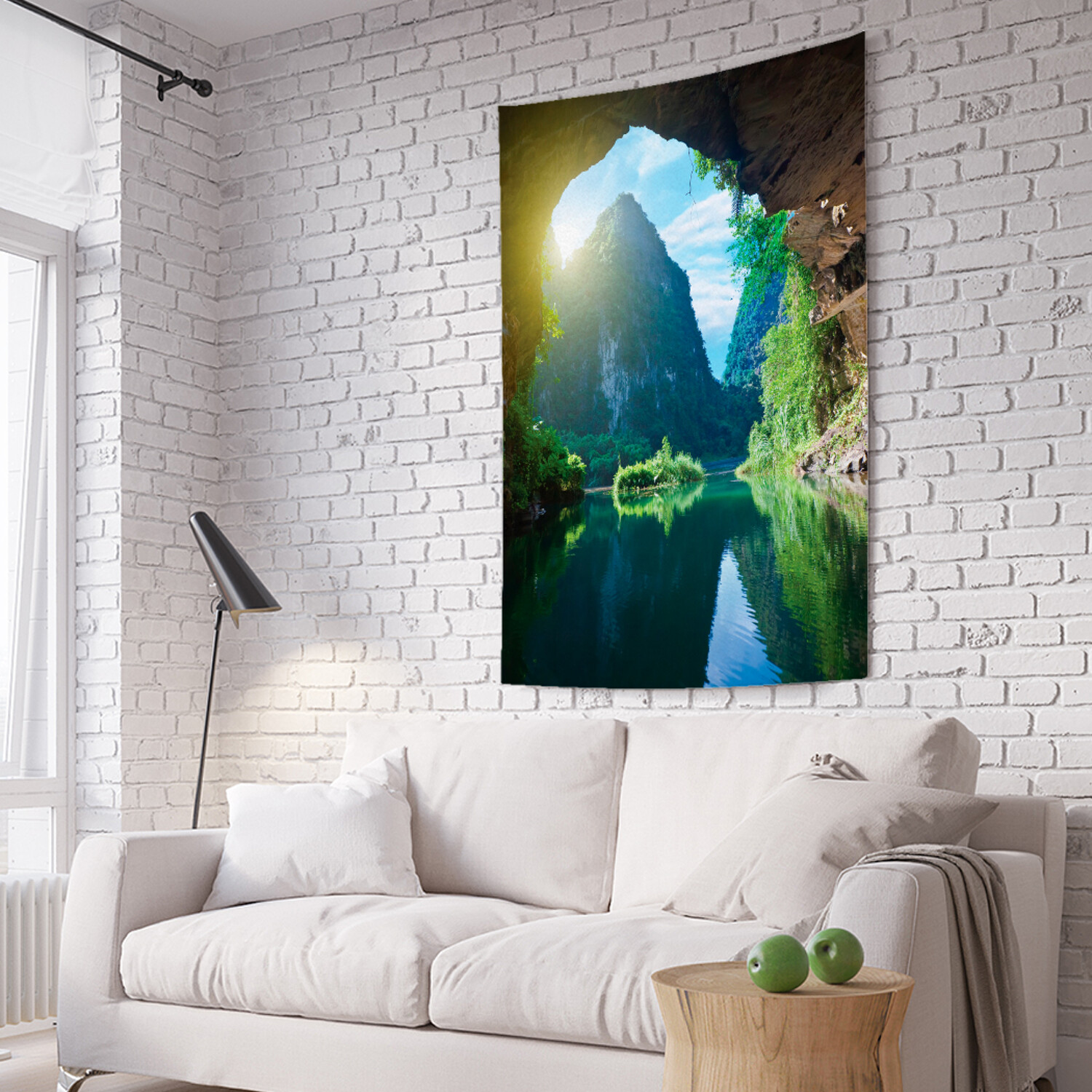 

Вертикальное фотопанно на стену JoyArty Водная пещера 150x200 см, Водная пещера