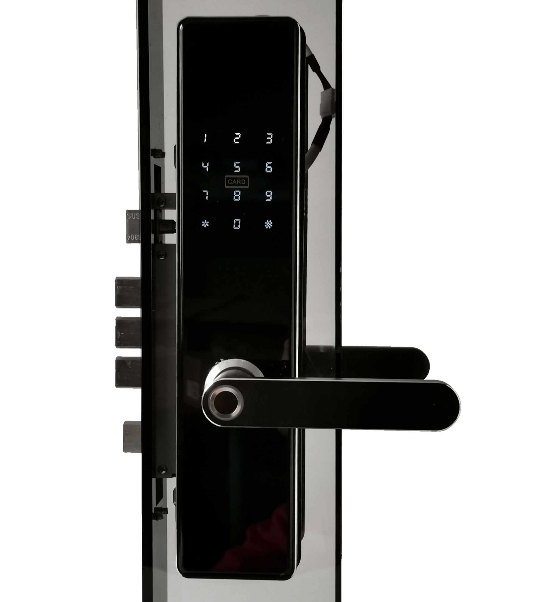 фото Mirlock электронный замок mirlock ft731 на входную дверь. черный правый