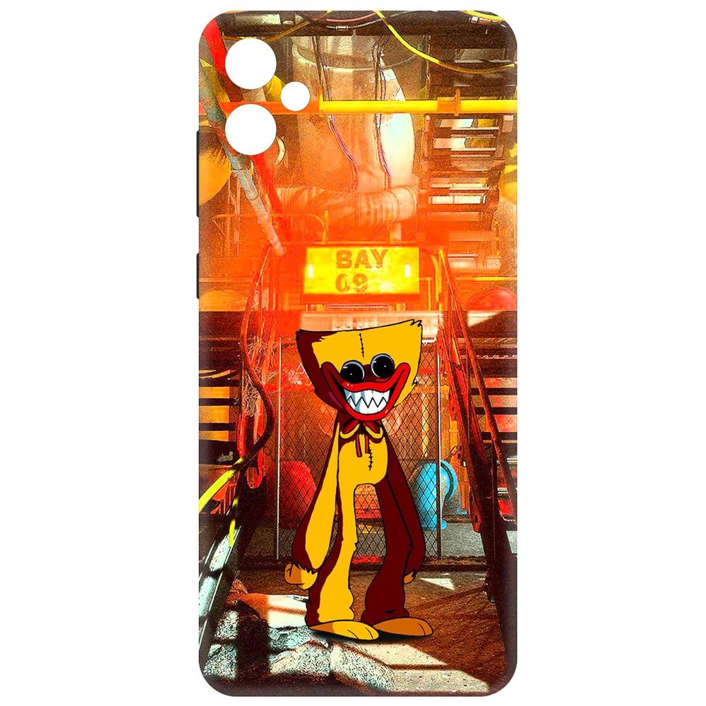 

Чехол-накладка Krutoff Soft Case Хаги Ваги Желтый для Samsung Galaxy A05 черный