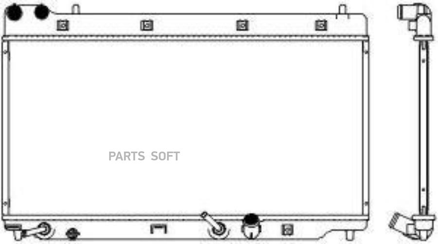 

Радиатор Sakura 32111029 Honda Jazz 1.4 А/T 05- Sakura арт. 32111029